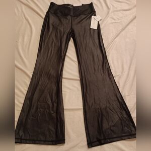 Athletex Performance High Rise Flare Leg Cross Front Leggings Women's Size Large